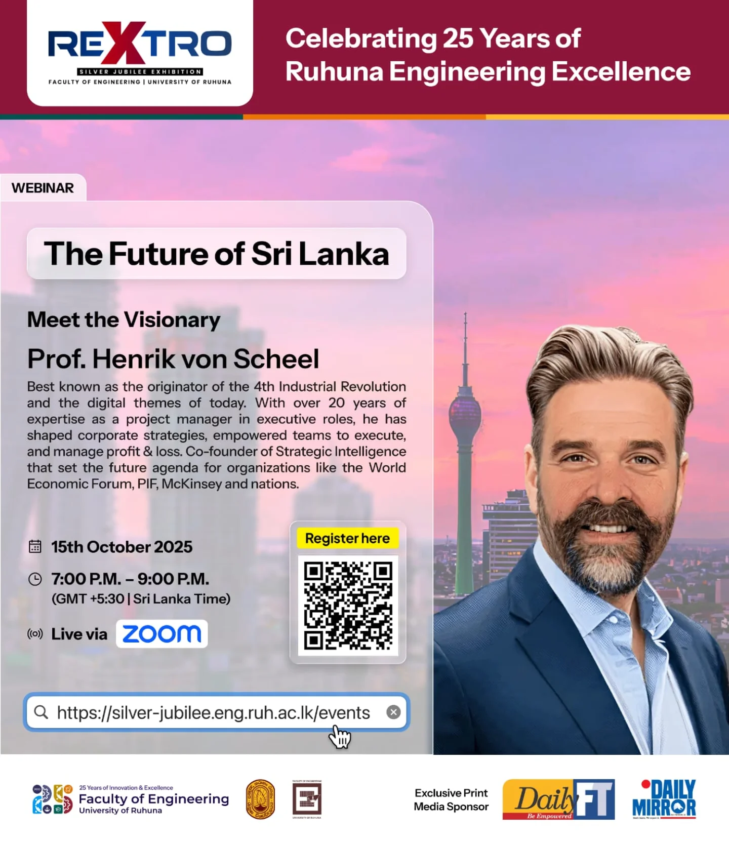 FT - Webinar – The Future of Sri Lanka Meet the Visionary: Prof. Henrik ...