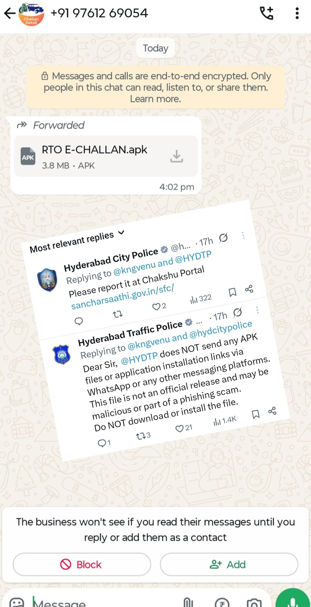 Beware of a new way of scam, One... - People of Hyderabad | Facebook