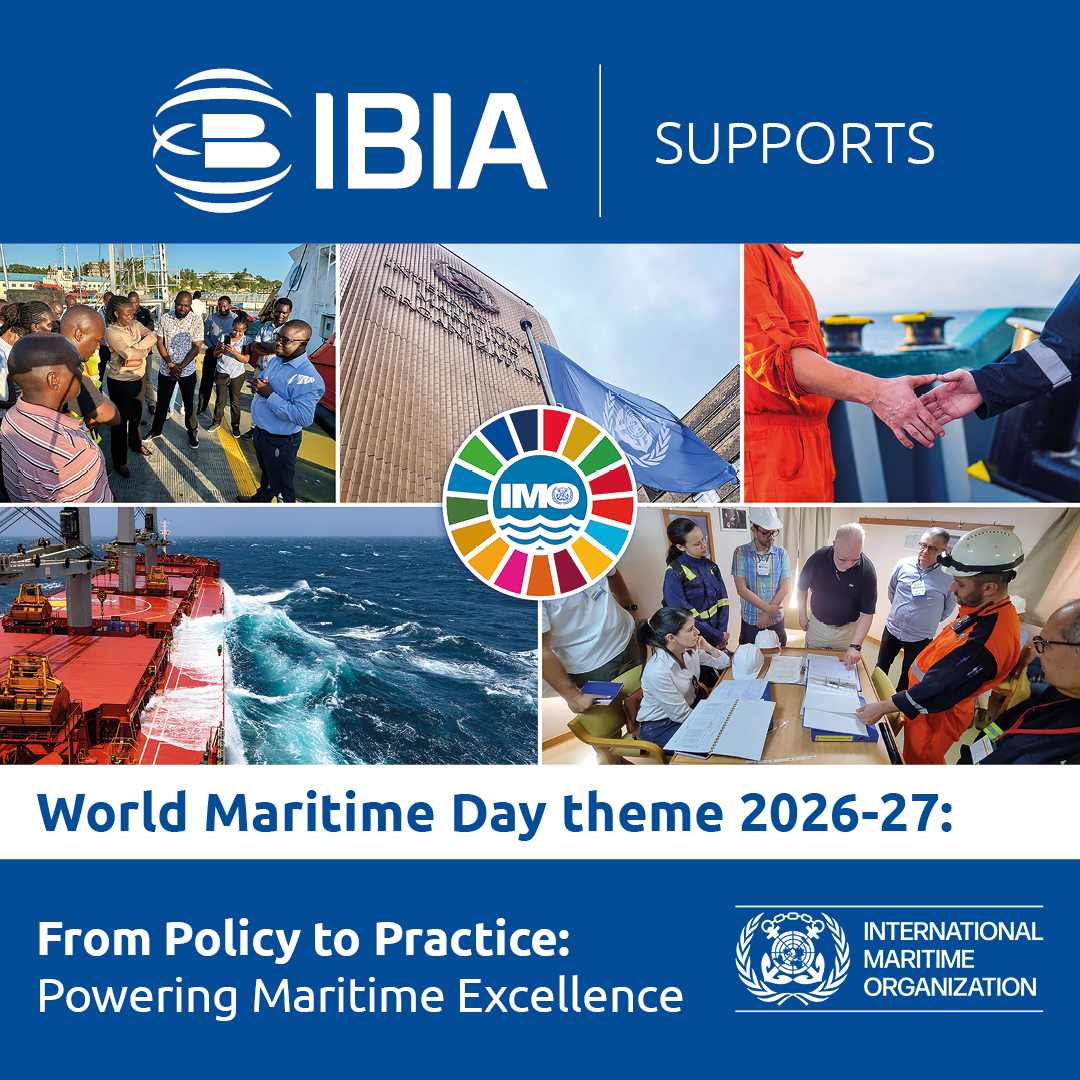 IBIA - IBIA is proud to support the theme for World Maritime Day 2026 ...