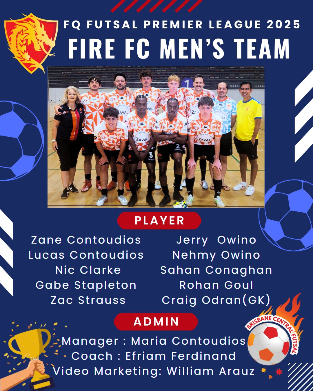 ⚽ FQ Futsal Premier League 2025... - Brisbane Central Futsal | Facebook