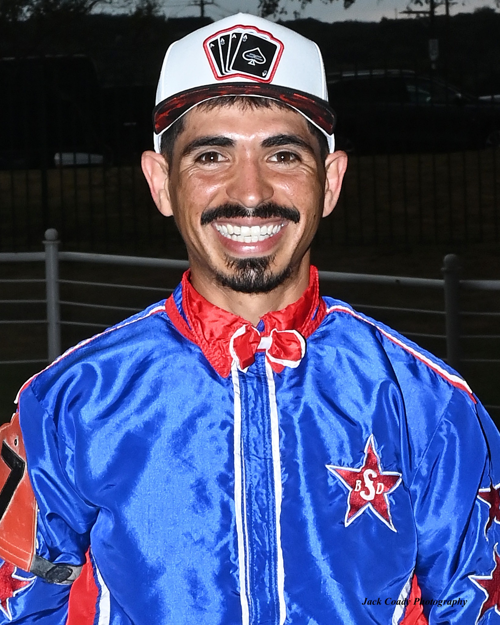 ジャパン　ユニフォーム&キャップ Jesse Lopez with Robertson Stables at Queeny Park