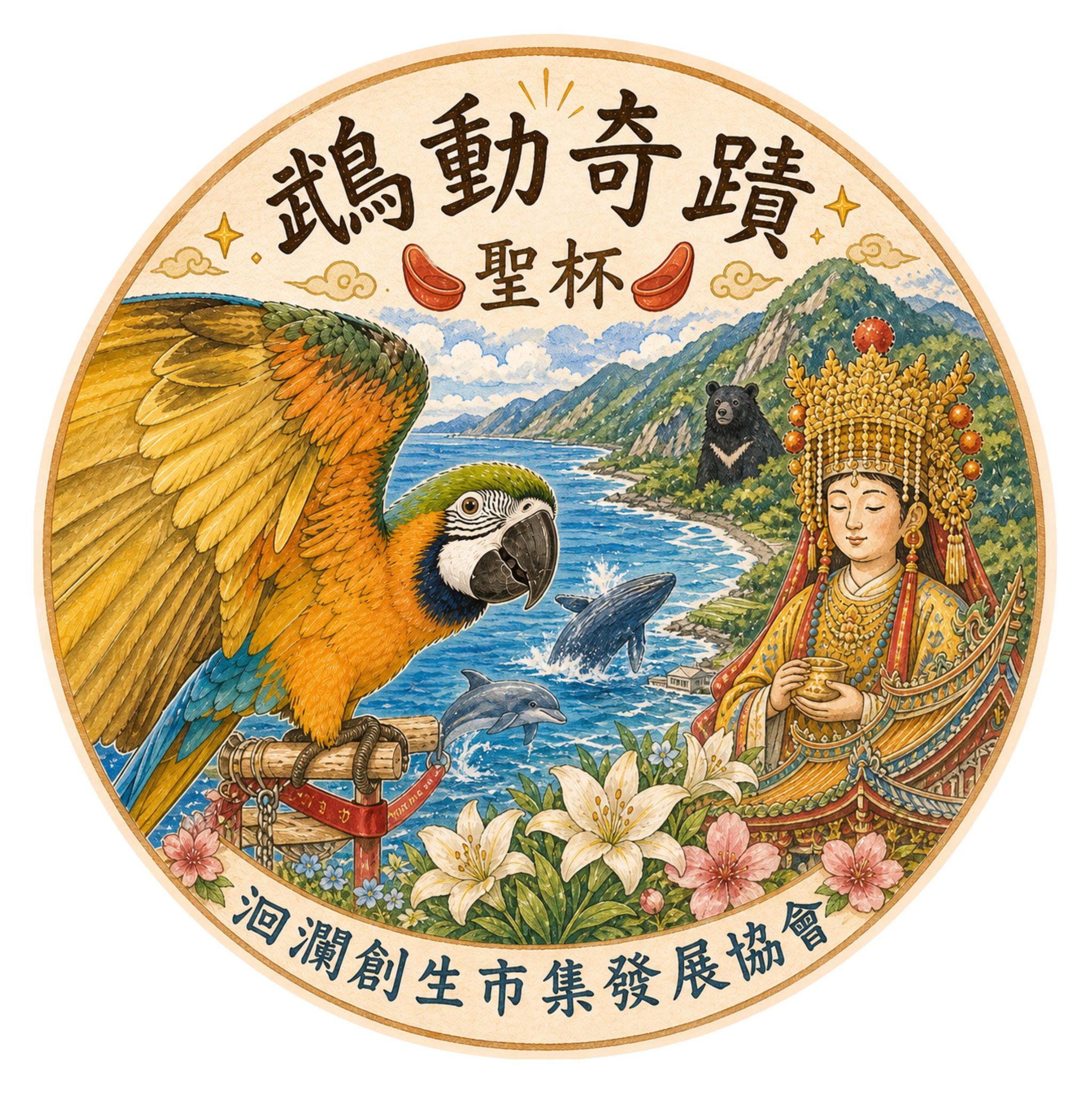 其實大鳥鳥只敢噓張聲勢 🥹 溫柔的大寶 #金剛鸚鵡 #凱克鸚鵡 🦜 #鸚鵡日常 #嚕嚕托比 | 鵡動奇蹟