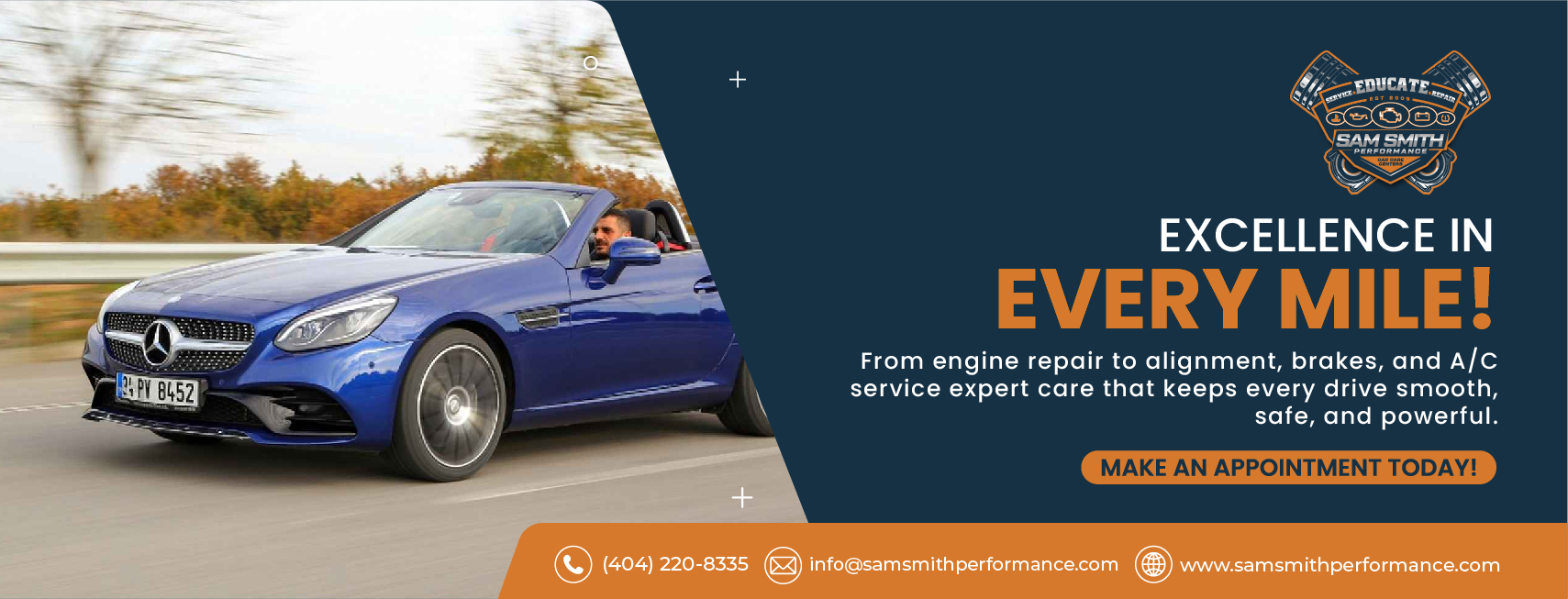 Sam Smith Performance Car Care Center | Fayetteville GA
