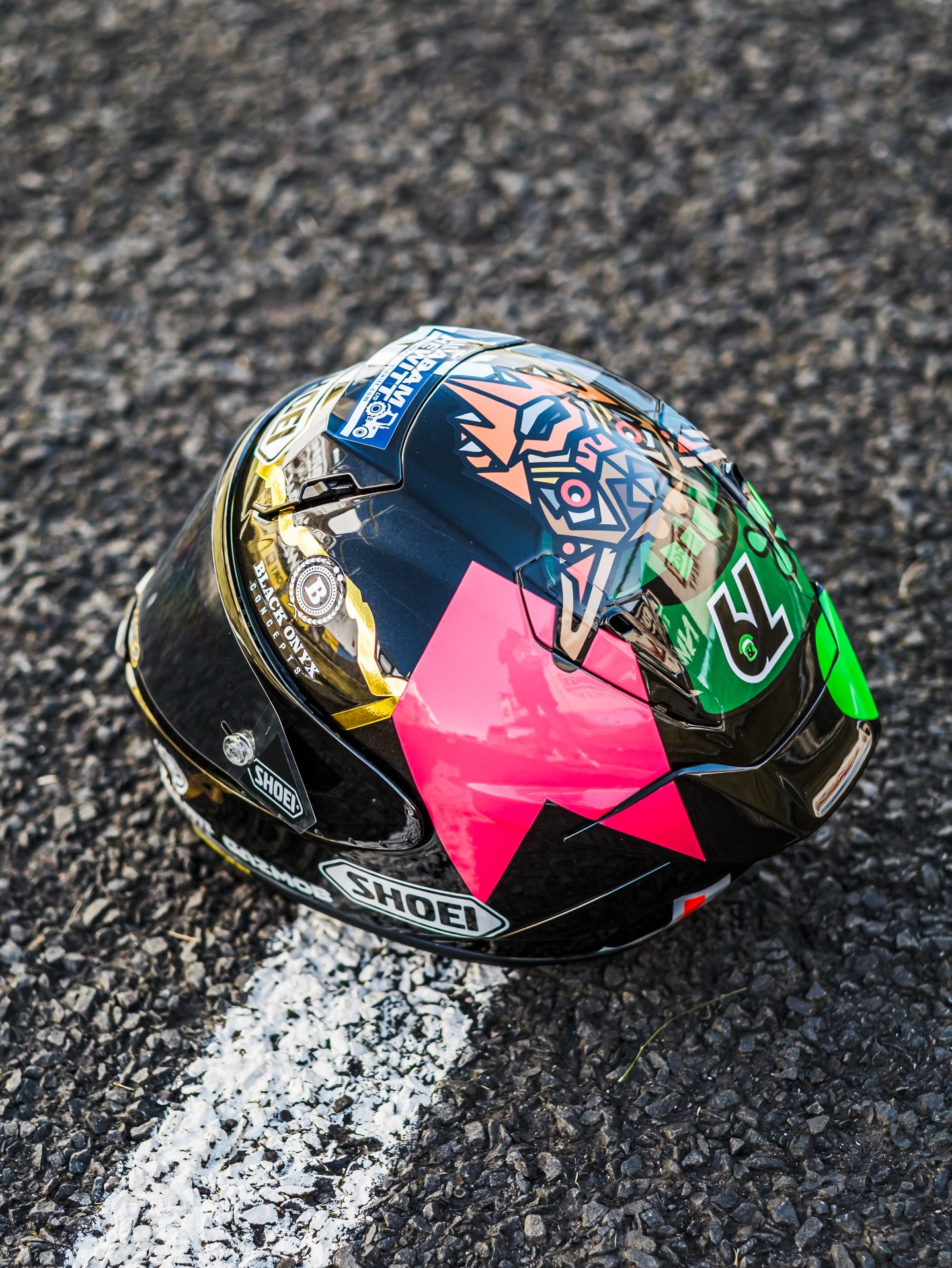 Take a closer look at Storm 'Lord' Stacey North West 200 Shoei X