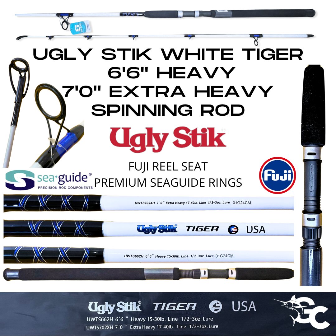 7 medium shakespeare ugly stik tiger spinning rod Tiger Its time to fish ugly. Shakespeare Ugly Stik Tiger Elite