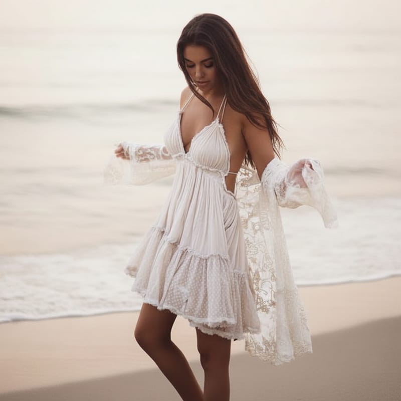 beach hut dresses Boho (@bohobeachhut) • Facebook Material:91%Viscose+9%Polyamide