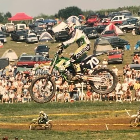 Back in the day nobody could touch @rickycarmichael on a 125!