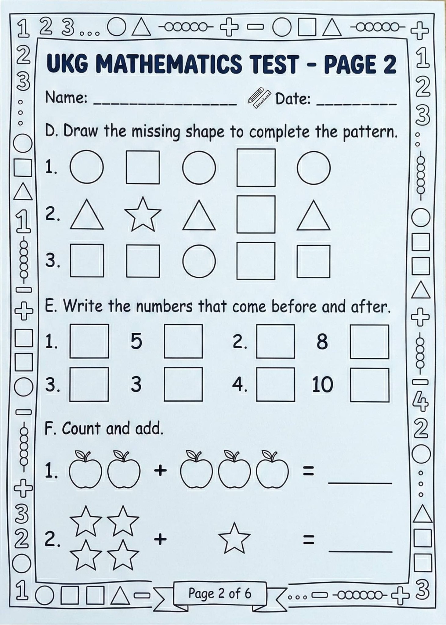 Mental Maths worksheets... - Divine Light Special | Facebook