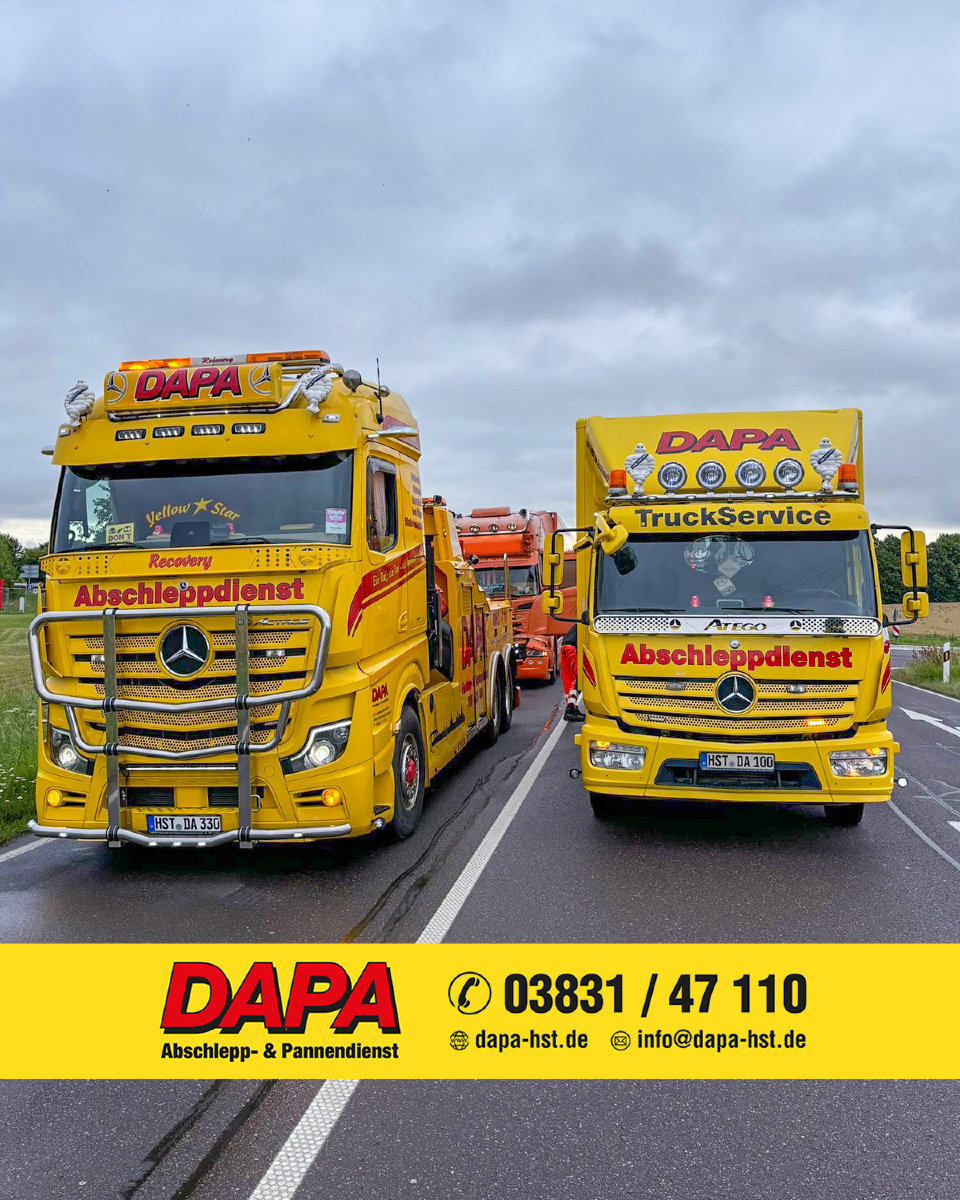 DAPA Abschleppdienst & KFZ-Meisterbetrieb | Stralsund