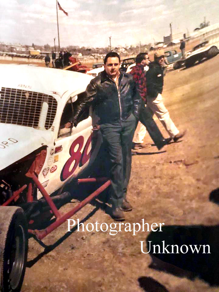 Nazareth - Lou Inzeo #80 posing by car at Nazareth National. Melissa ...