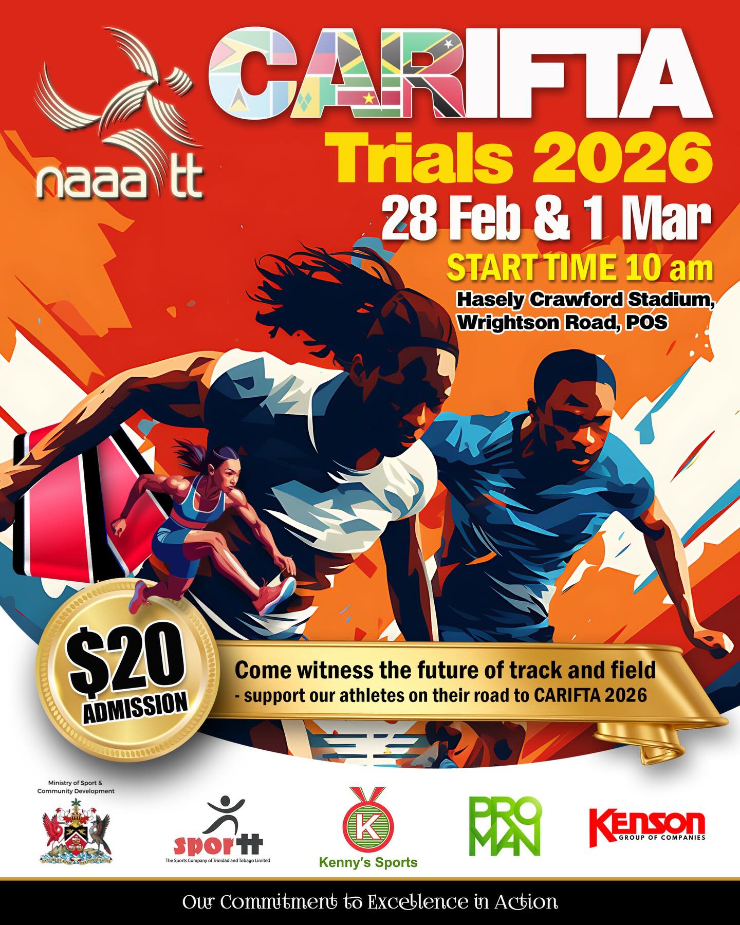 SporTT - The road to CARIFTA 2026 starts here. And it’s going to be ...