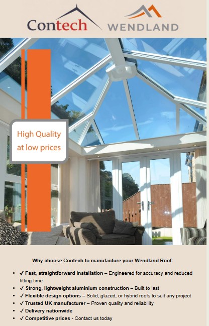 Contech - With a 66% smaller ridge than conventional aluminium roof ...