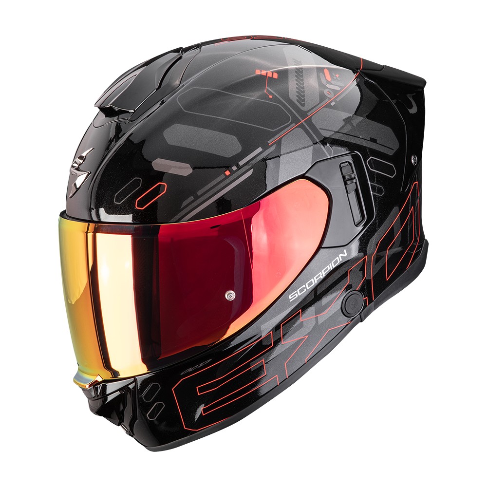 scorpion exo 900x men's full face motorcycle helmet color neon EXO-Warp Apex Atarax Black/Hi-Vis / 2XL It features a Lite Force Carbon Matrix Shell Technology Scorpion EXO XT9000 Carbon Trailhead