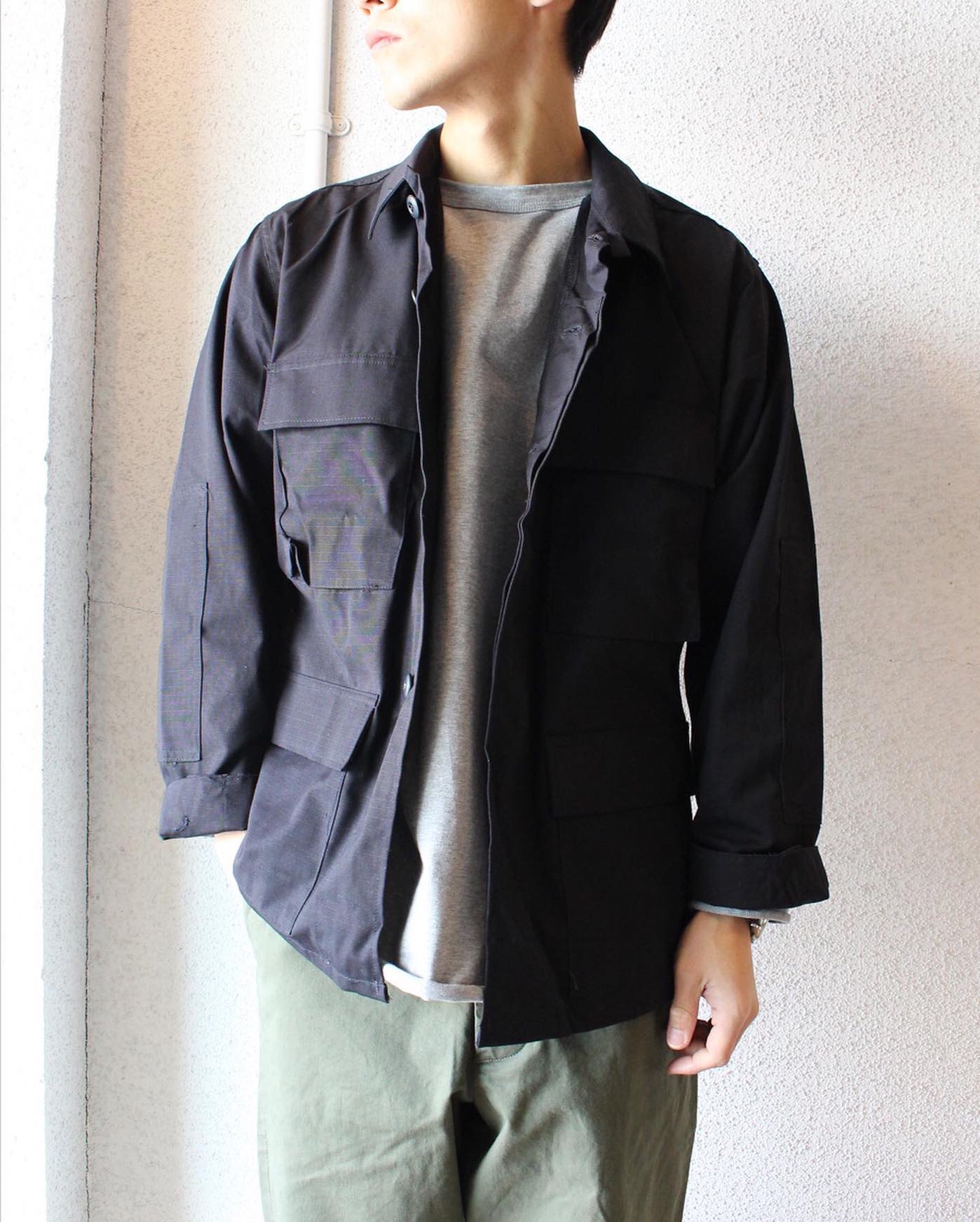 DEAD STOCK US Military B.D.U Jacket Black 357 color:ブラックのみ