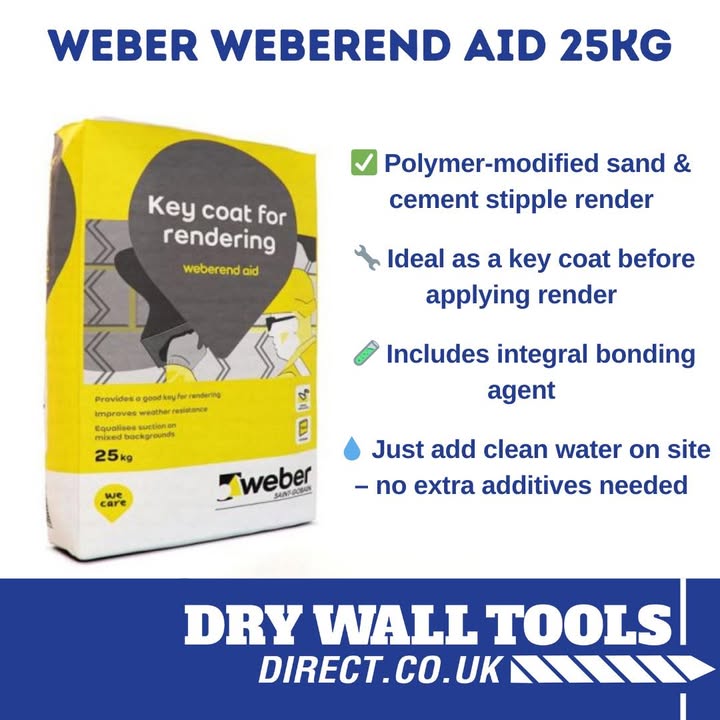 Drywall - Weber Weberend Aid (25kg) – a polymer-modified sand & cement ...