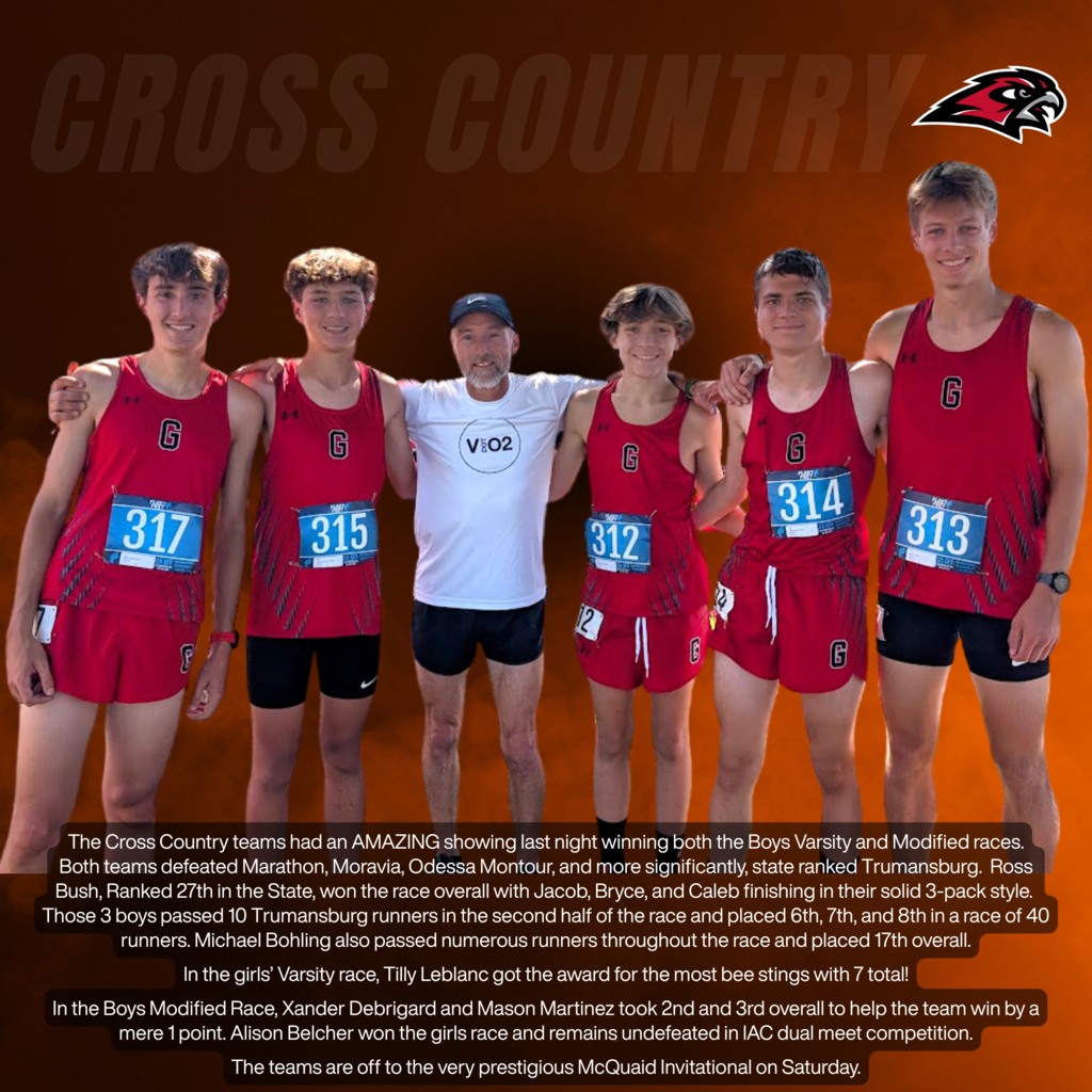 Groton - Great job, Red Hawks Cross Country! | Facebook