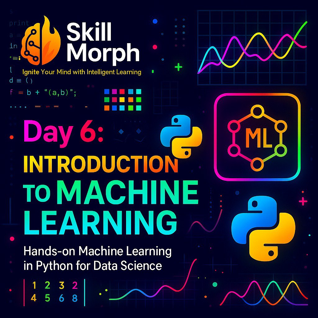 Skill Morph - 🚀 Skill Morph Day 6: Introduction to Machine... | Facebook