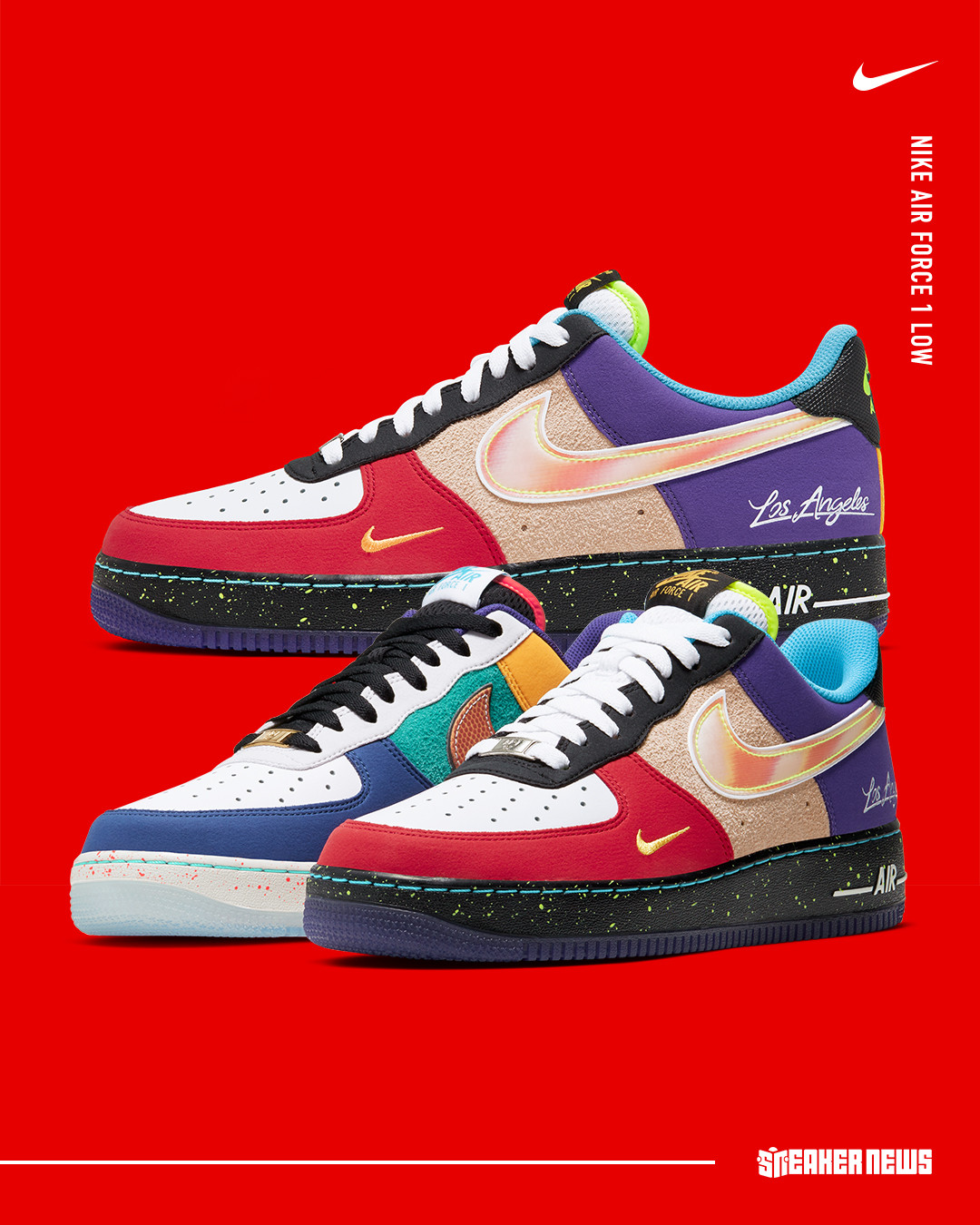 Nike Air Force 1 LAロゴ付スニーカー　LA限定　ロサンゼルス The Nike Air Force 1 Low 