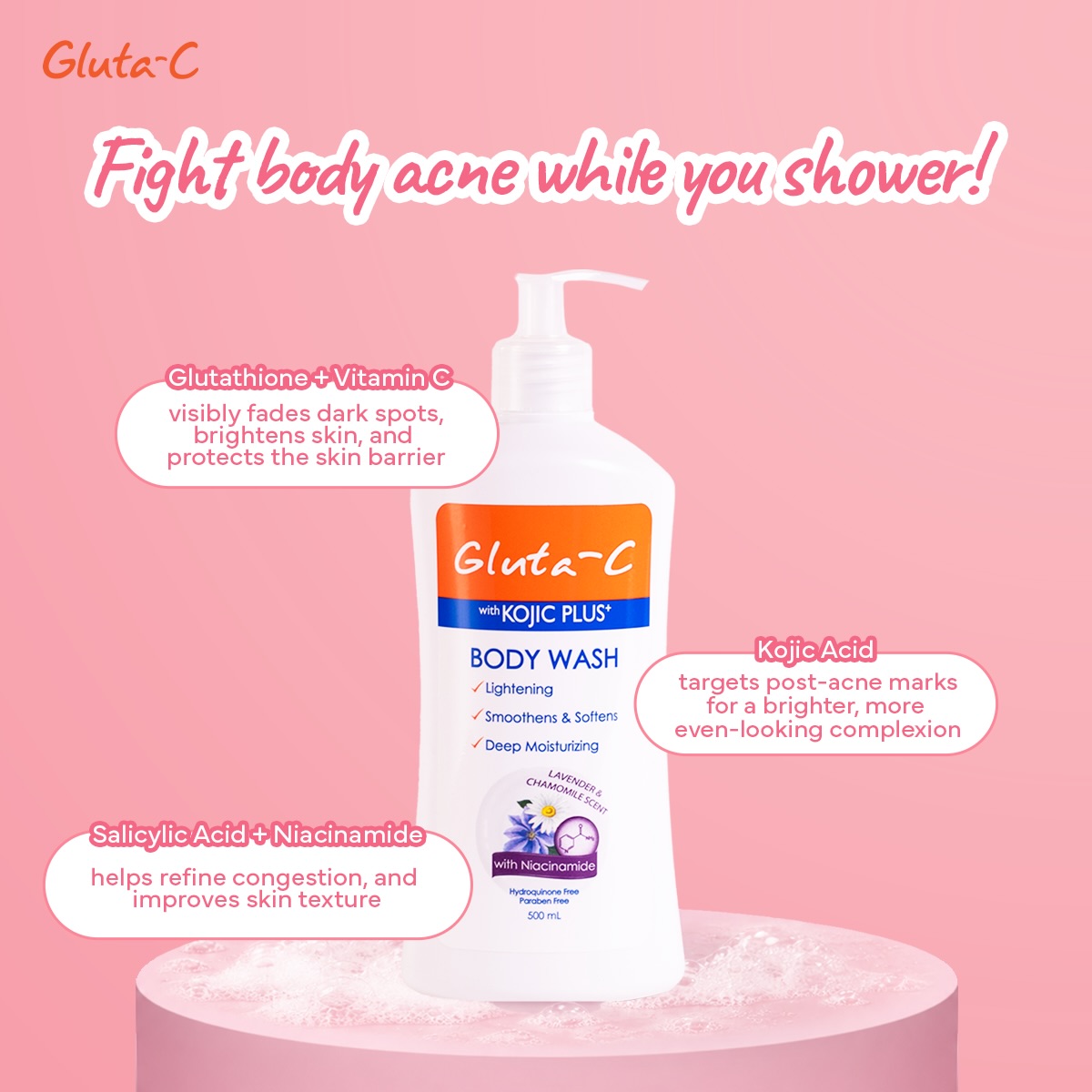 glutathione chest Your body wash can do more than just cleanse. Give your back, chest, and shoulders some love, and enjoy the confidence that comes with clear, healthy-looking skin from head to toe with size:10mL does tirzepatide sting when 뷰티