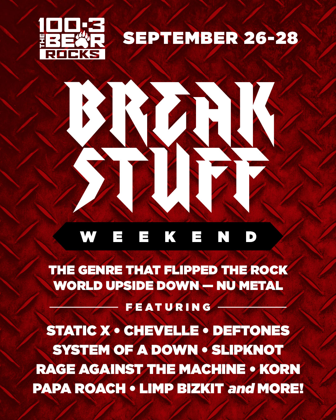 Limp Bizkit, Korn, & more nu metal tribute night this Saturday