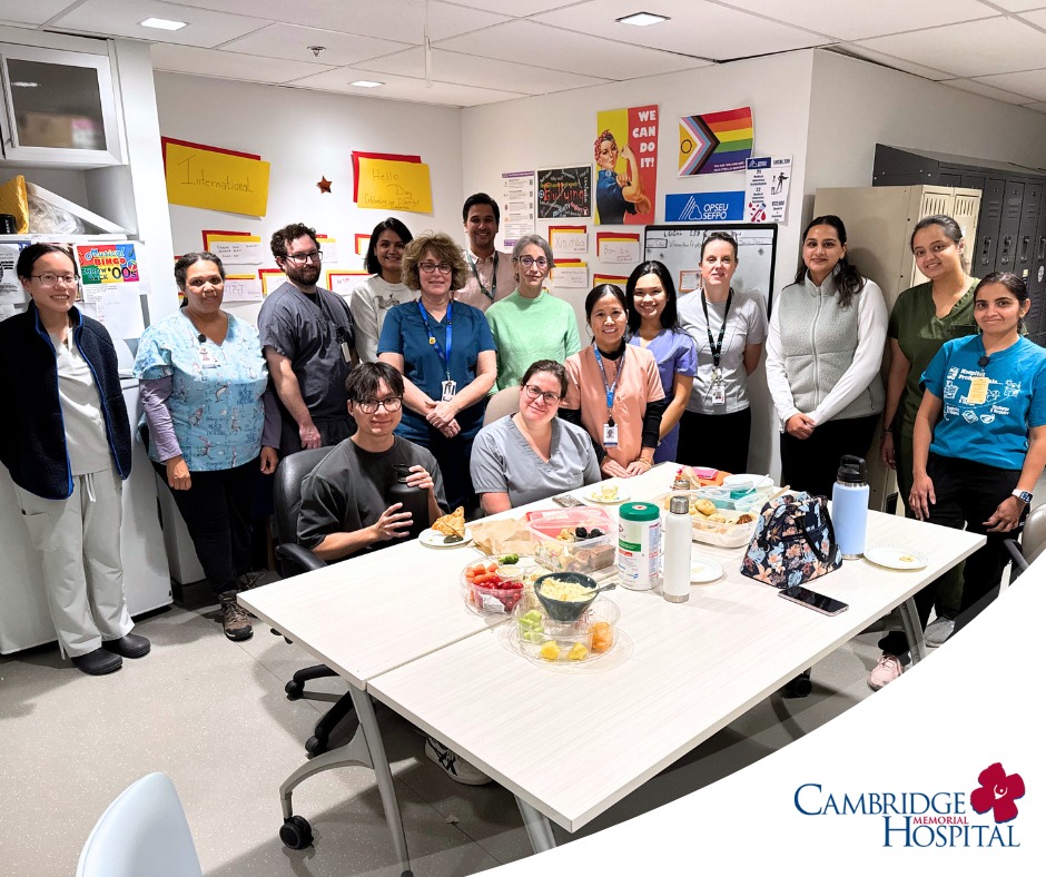 Cambridge - CMH Laboratory staff celebrated World Hello Day with a ...