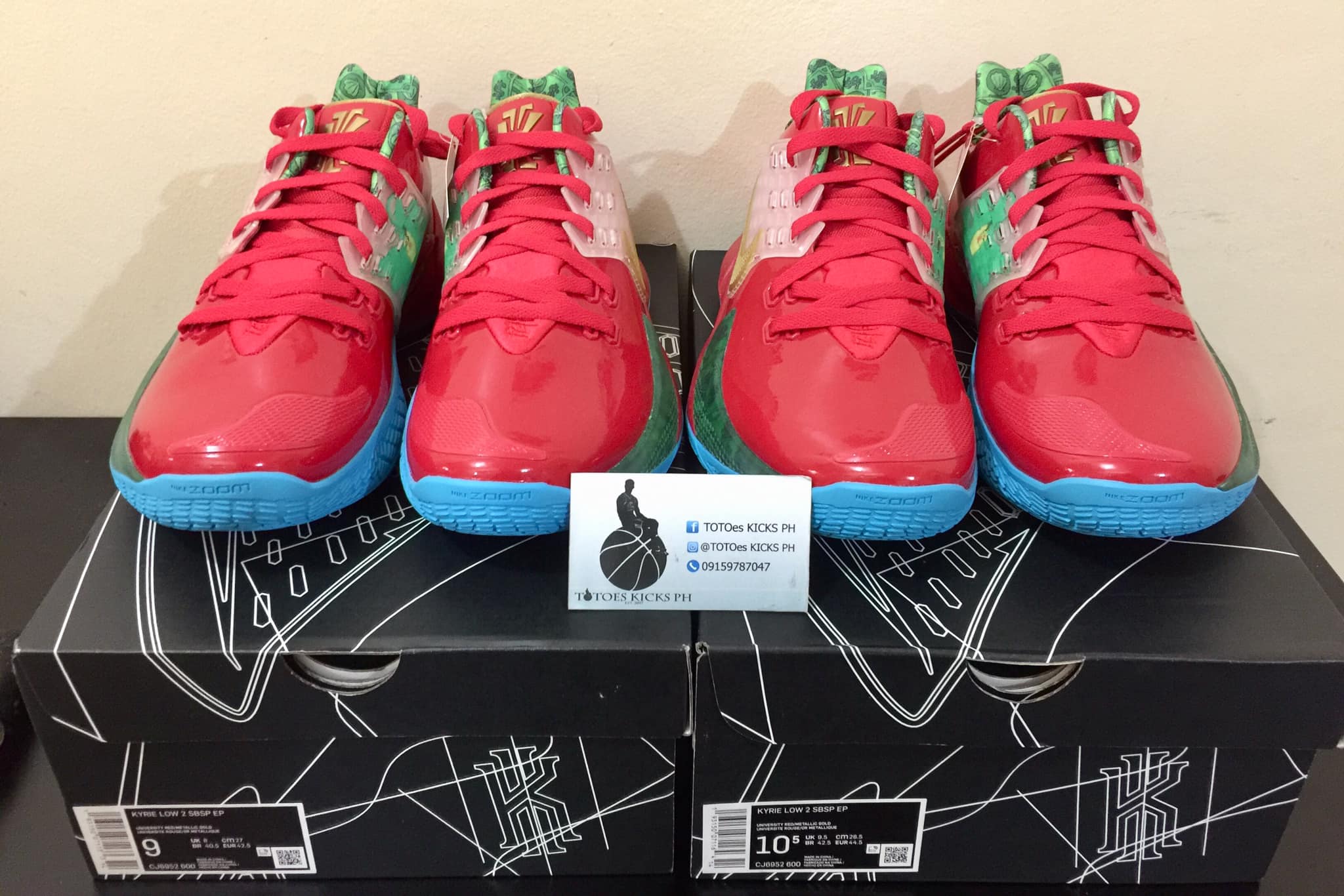R E S T O C K ❗️❗️❗️⁣⁣ ⁣⁣ Nike Kyrie 5 “ MR. KRABS 