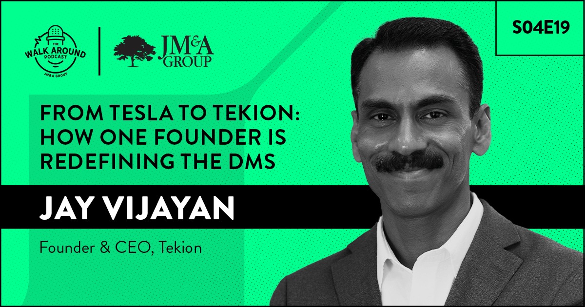 JM&A - Jay Vijayan, Founder and CEO at Tekion, joins The Walk Around ...