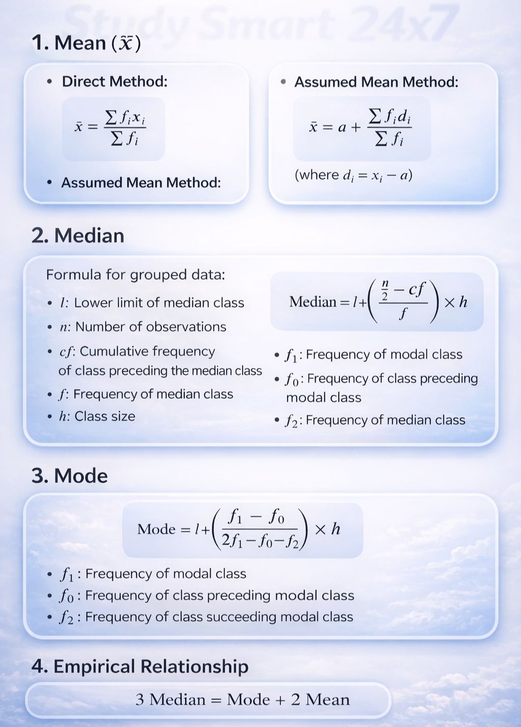 Basic Statistics and Probability Formulas! #Mindblowing