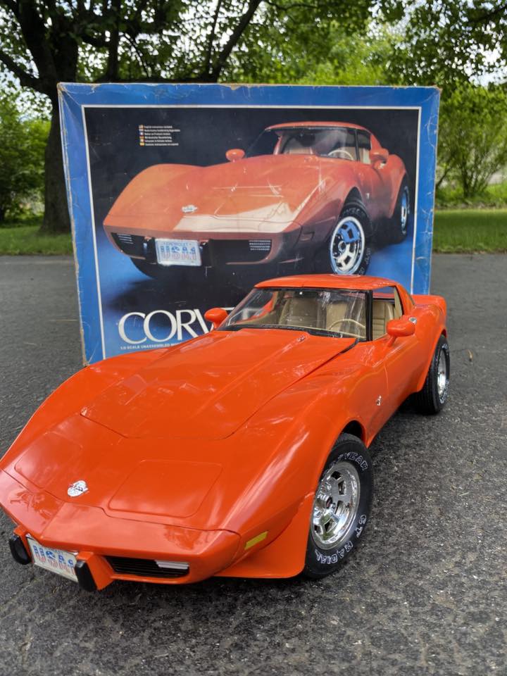 Restored 1/8 scale 1978 Corvette model car
