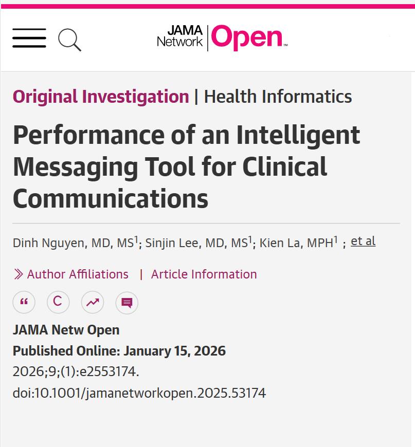 A natural-language processing Smart... - JAMA Network Open | Facebook