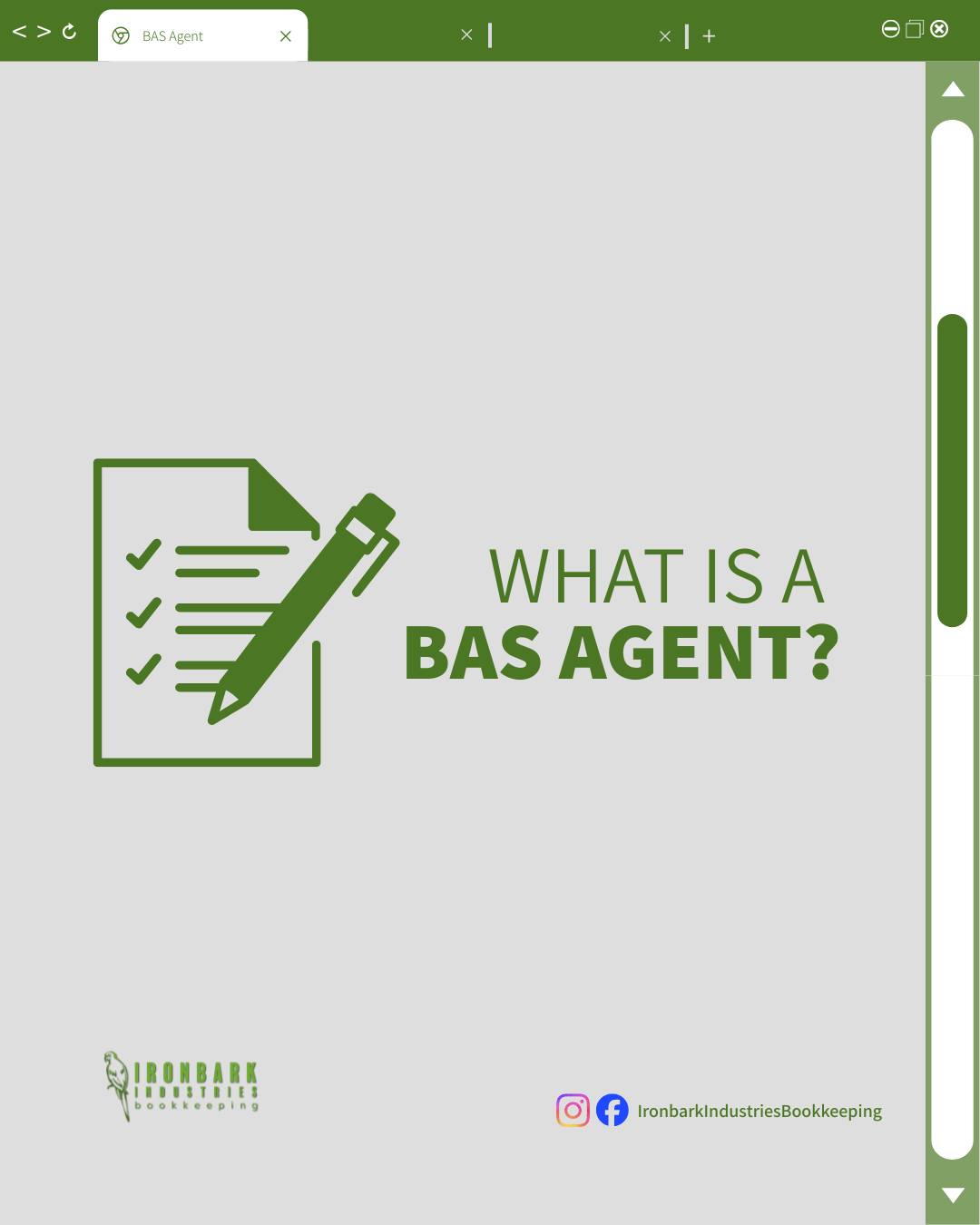 Ironbark - 🤔 Ever wondered what a BAS Agent actually is? A BAS Agent ...