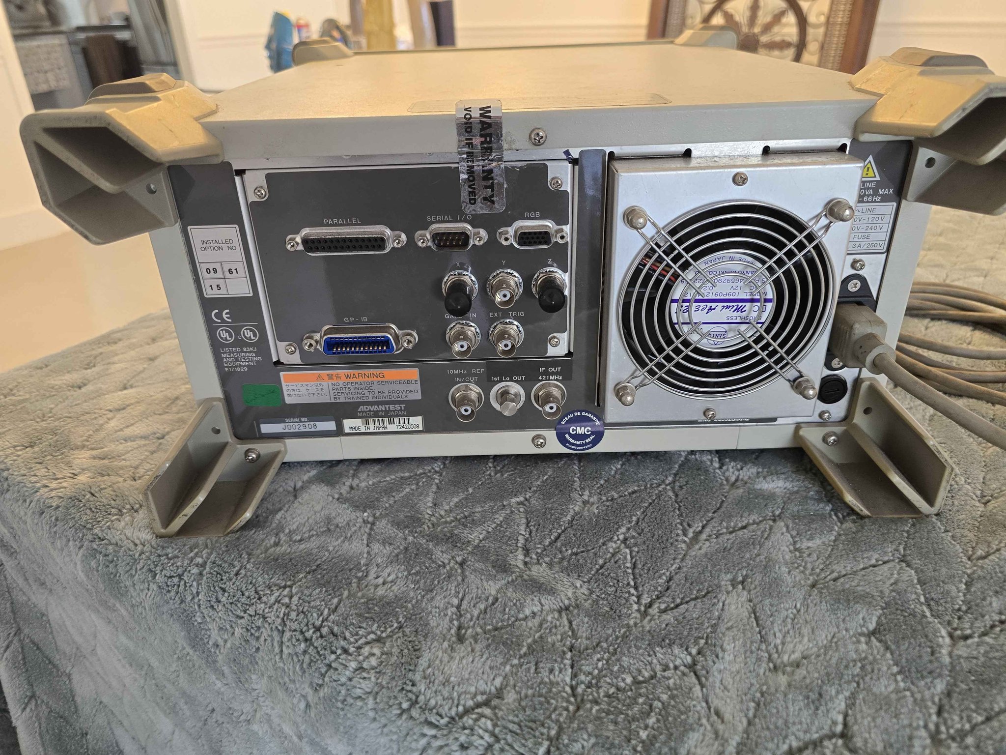Advantest R3463 RF Modulation Spectrum Analyzer 9kHz-3GHz GPIB Japan ...