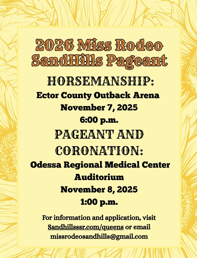 🌟 Welcome Rodeo Royalty! 🌟... - Sandhills Stock Show & Rodeo | Facebook