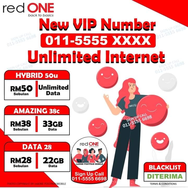 SimOne - ⭐️VIP NOMBOR BARU ⭐️ Anda boleh kekal nombor lama...