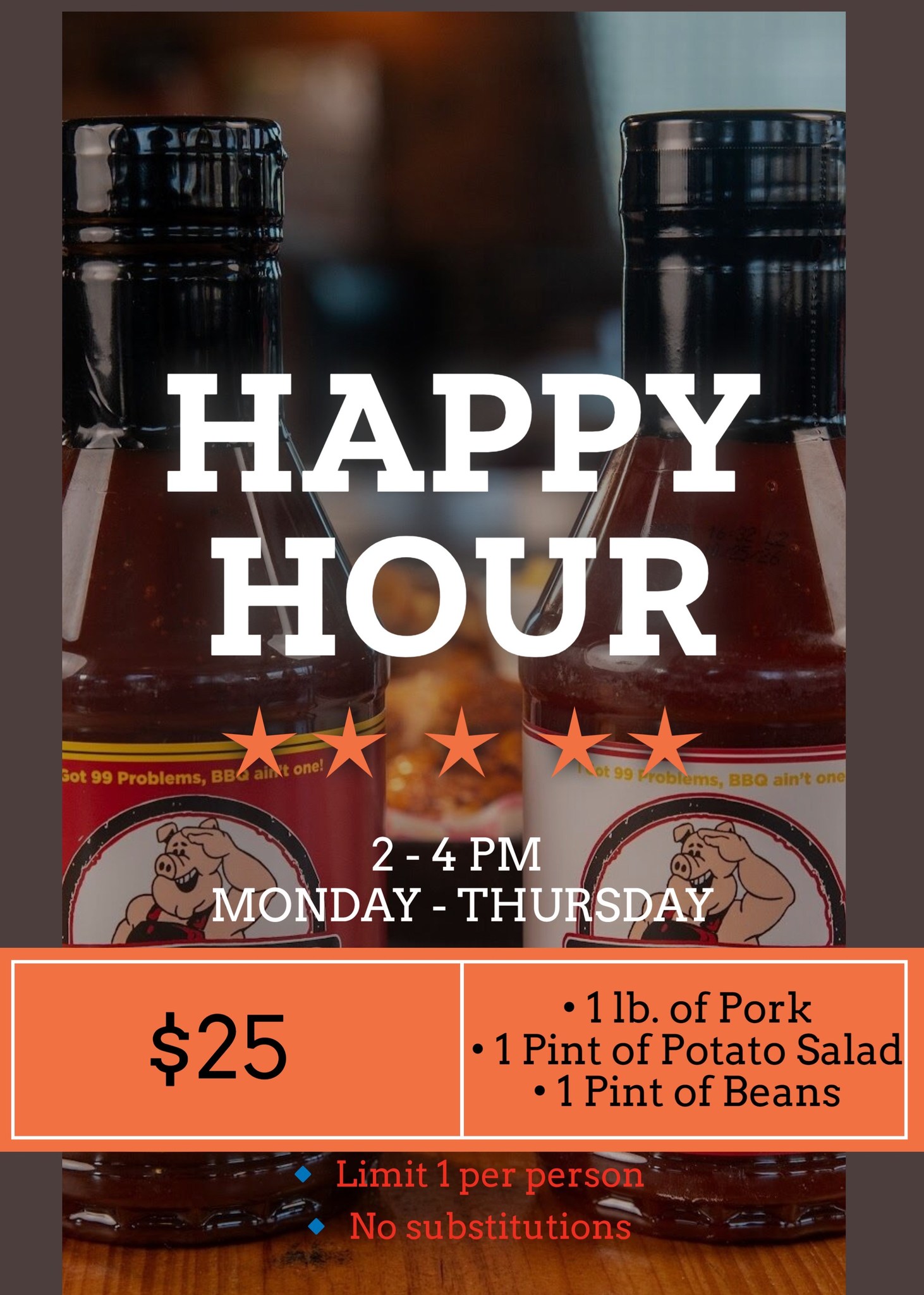 🎉 NEW! Join us for our March Happy... - Ray's Smokehouse BBQ
