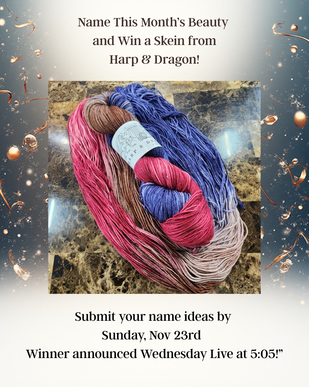 The Taming - 🍂 It’s Time to Name November’s Yarn of the Month! 🍂 This ...