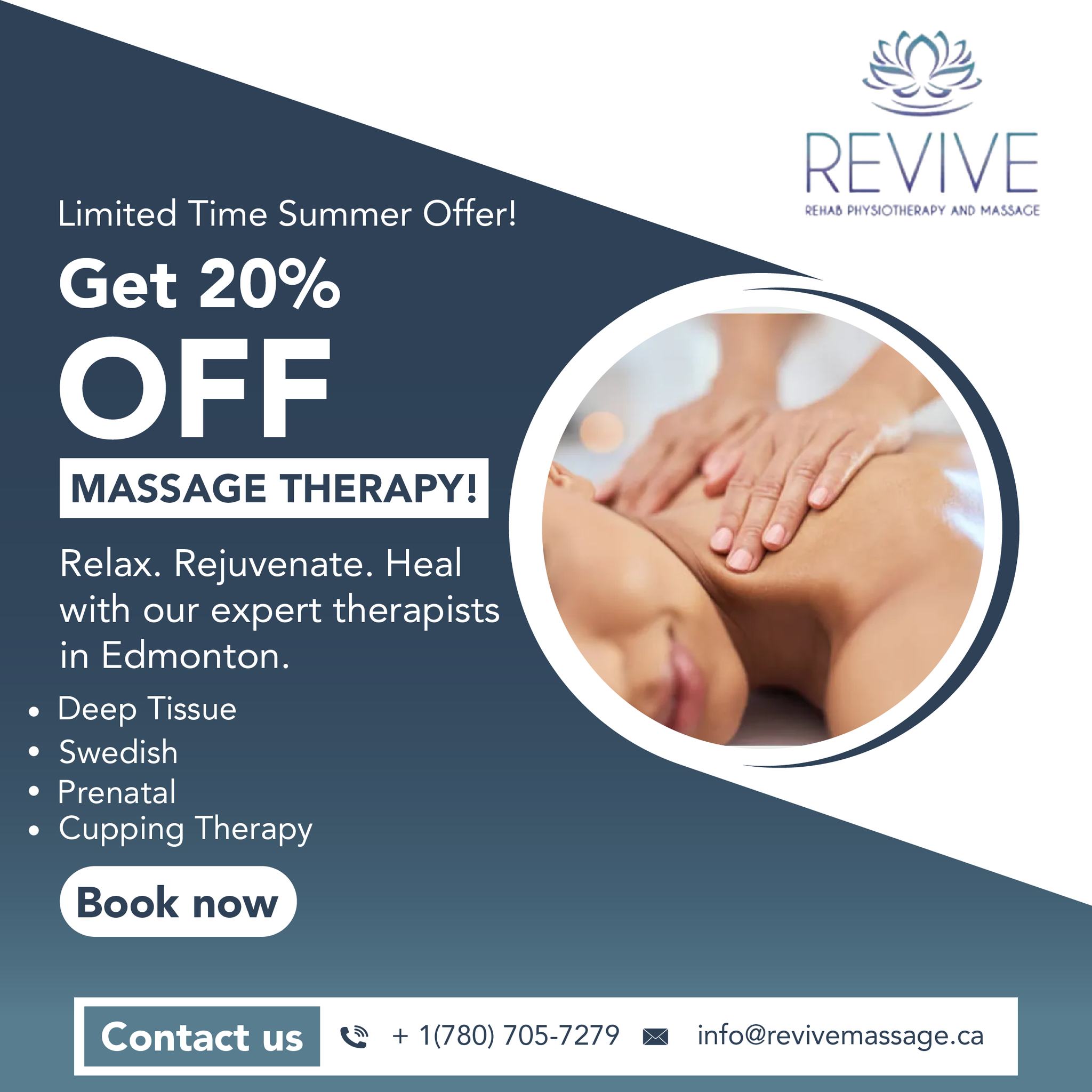Revive Rehab Physiotherapy and Massage | Edmonton AB
