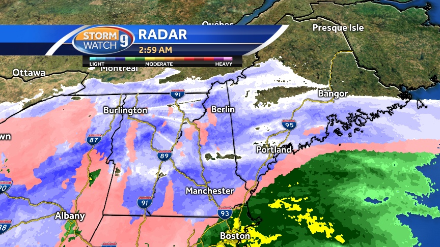 WMUR Weather Updates - Hi overnighters! We have snow, sleet, rain and ...