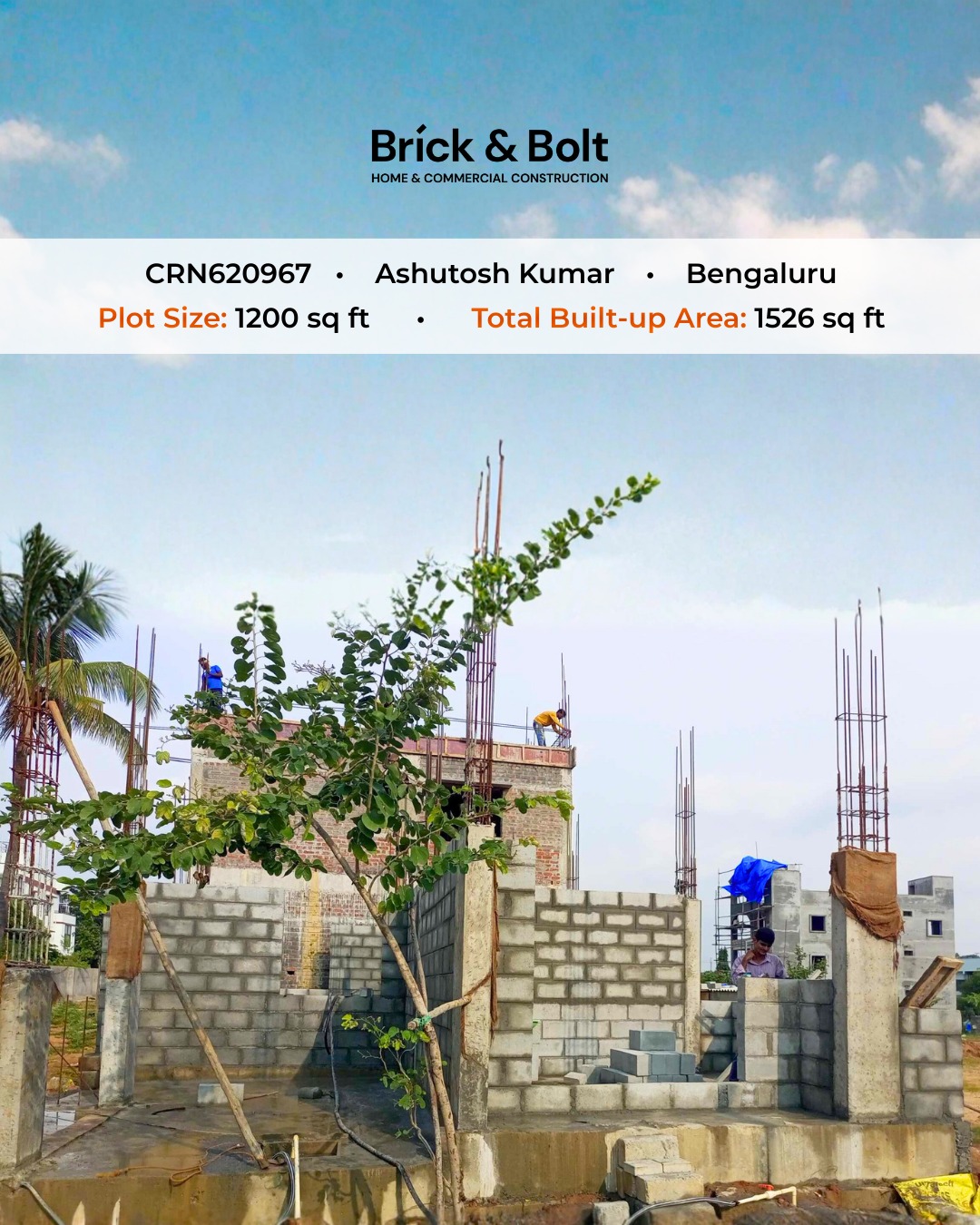 Brick&Bolt - Steady progress at CRN620967 for Ashutosh Kumar in ...