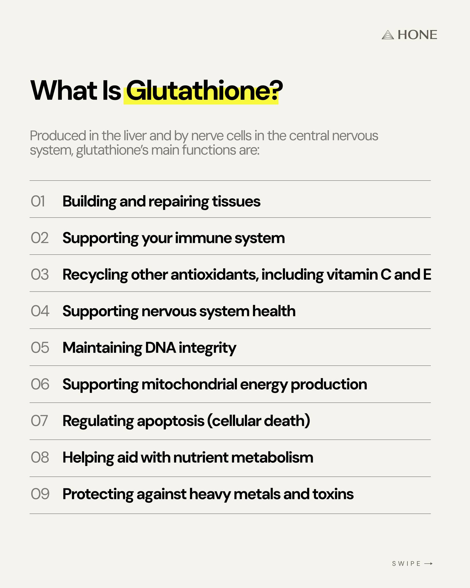glutathione energy production is the most powerful antioxidant your body makes — your first line of defense against the free radicals behind aging, inflammation, and disease. It supports immunity, detox, energy, brain health, and APLB Glutathione Niacinamide Mist