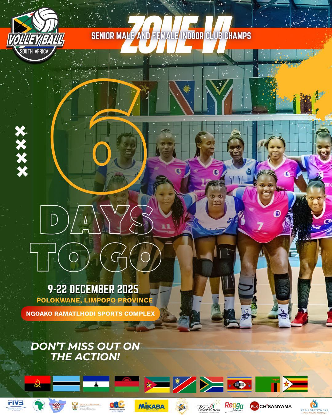 Volleyball - Only 6 days to go! The City of Polokwane is preparing to ...