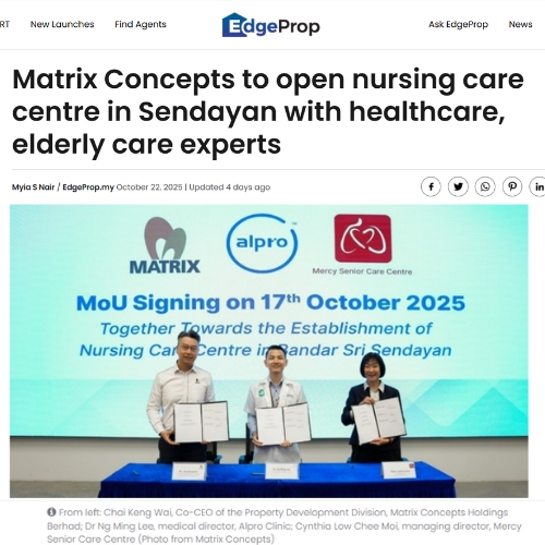 Alpro - 🤝 Alpro Group, Matrix Concepts Holdings Berhad, and Mercy ...