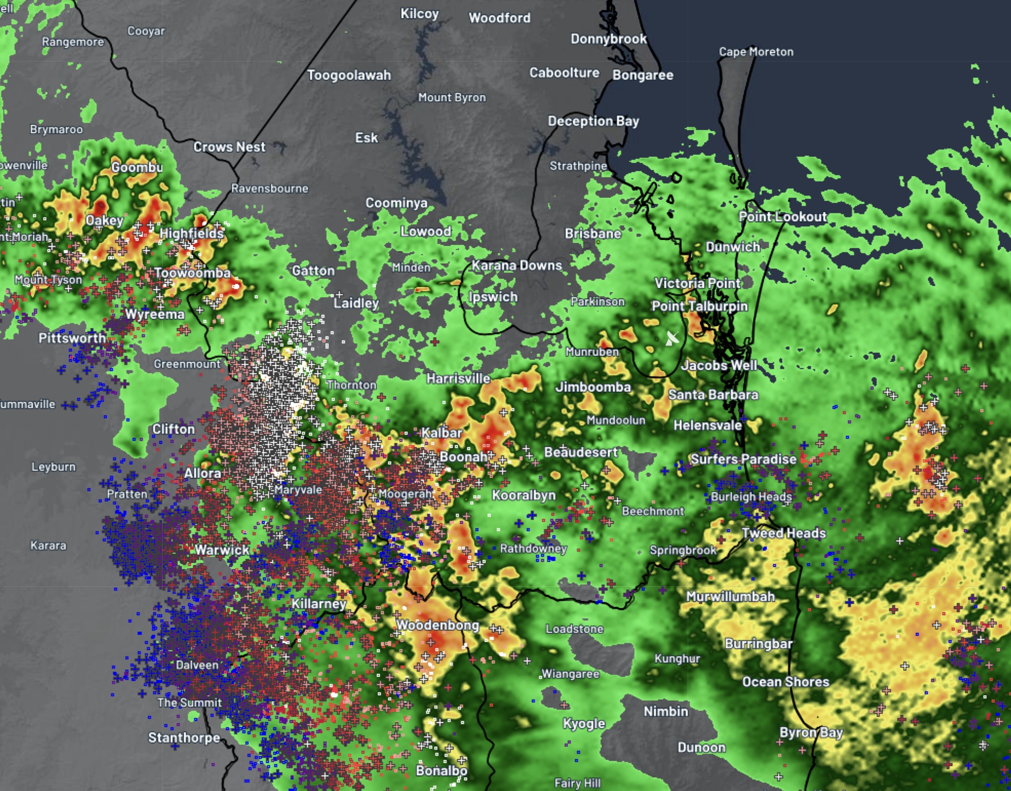 Higgins Storm Chasing - 3:45PM QLD STORM UPDATE: Isolated to scattered ...