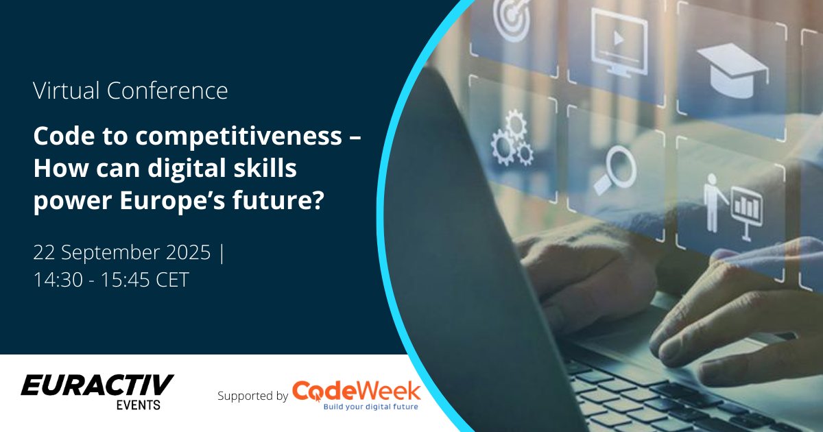 EURACTIV - 🚨Virtual Conference Alert🚨 Code to competitiveness-How can ...