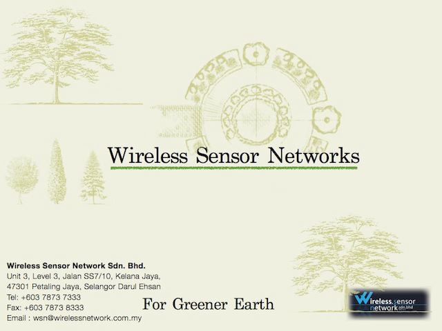 Wireless Sensor Network Sdn Bhd | Petaling Jaya