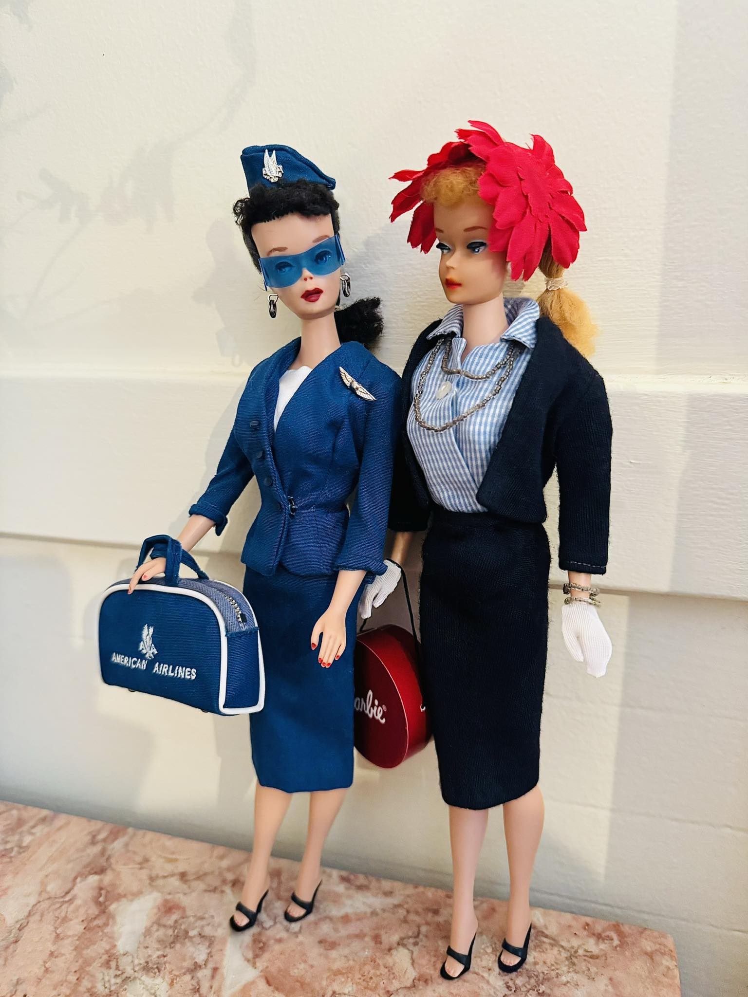 バービー★Vintage Outfit AMERICAN AIRLINES Vintage Barbie Outfits: American Airline Stewardess and Commuter Set