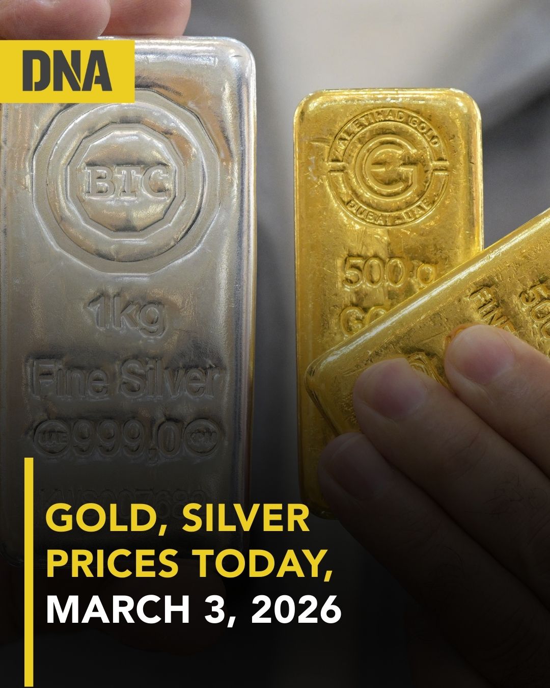 DNA India - On March 3, 2026, gold prices in India range... | Facebook