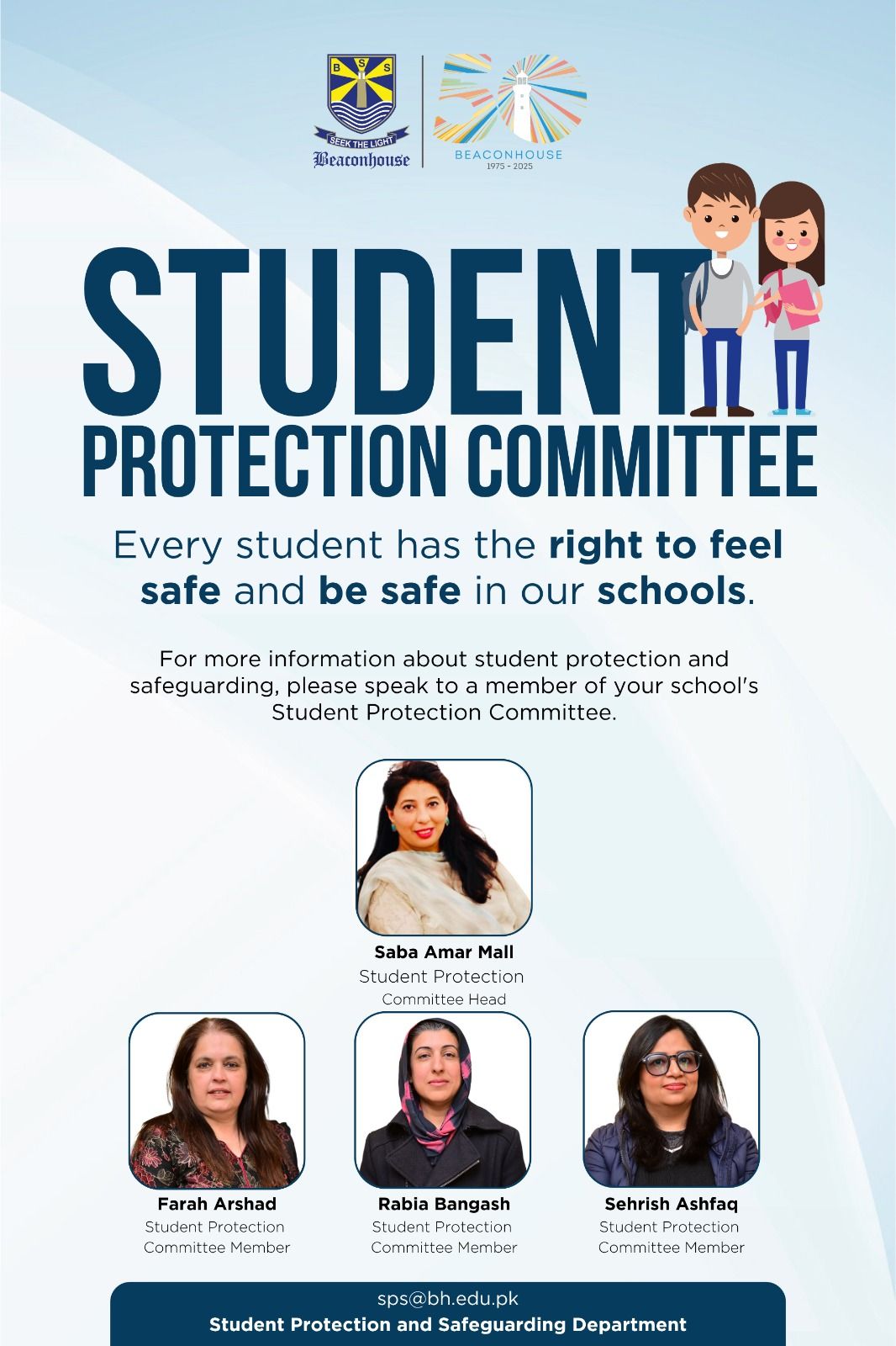 Beaconhouse - Meet Our Student Protection Committee! We are excited to ...
