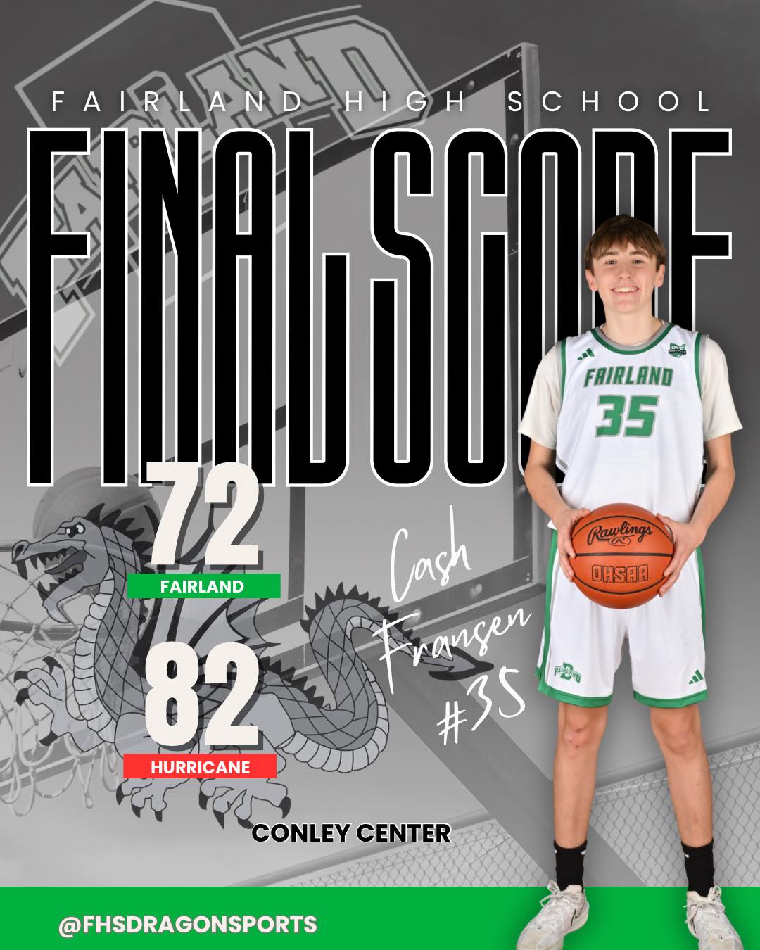 Fairland - Final score from the Conley Center. | Facebook