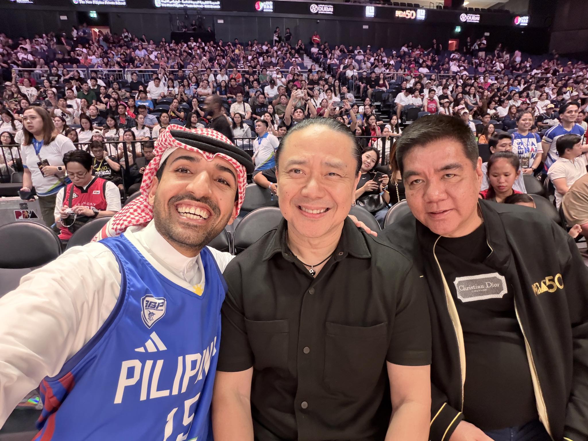 TheSaudipinoy - With the big Boss Al chua and the president of PBA 🔥🇵🇭 ...